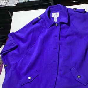 Vibrant BlueCape Jacket